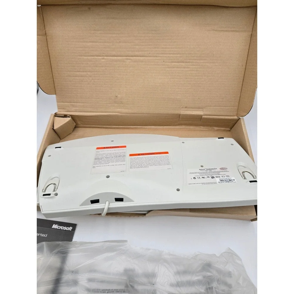 Microsoft Natural Pro‎ Ergonomic Keyboard RT9401 V:5FTWR New Open Box USB PS2